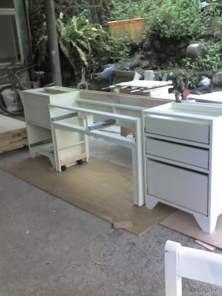 多工能桌中桌，櫃中櫃