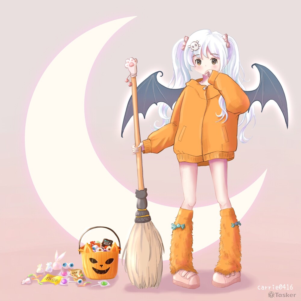 原創角色萬聖節插畫