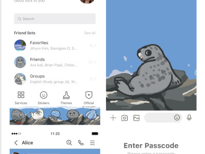 LINE｜海抱豹哈古主題