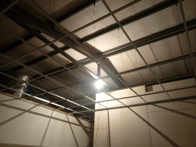 防火輕鋼架天花板,石膏板
