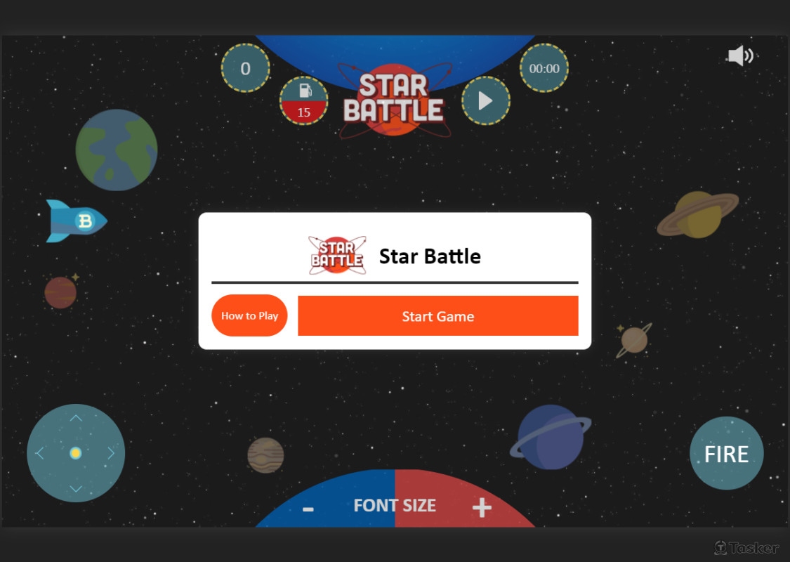 星際大戰小遊戲：
http://star.battle.rueifong.me/