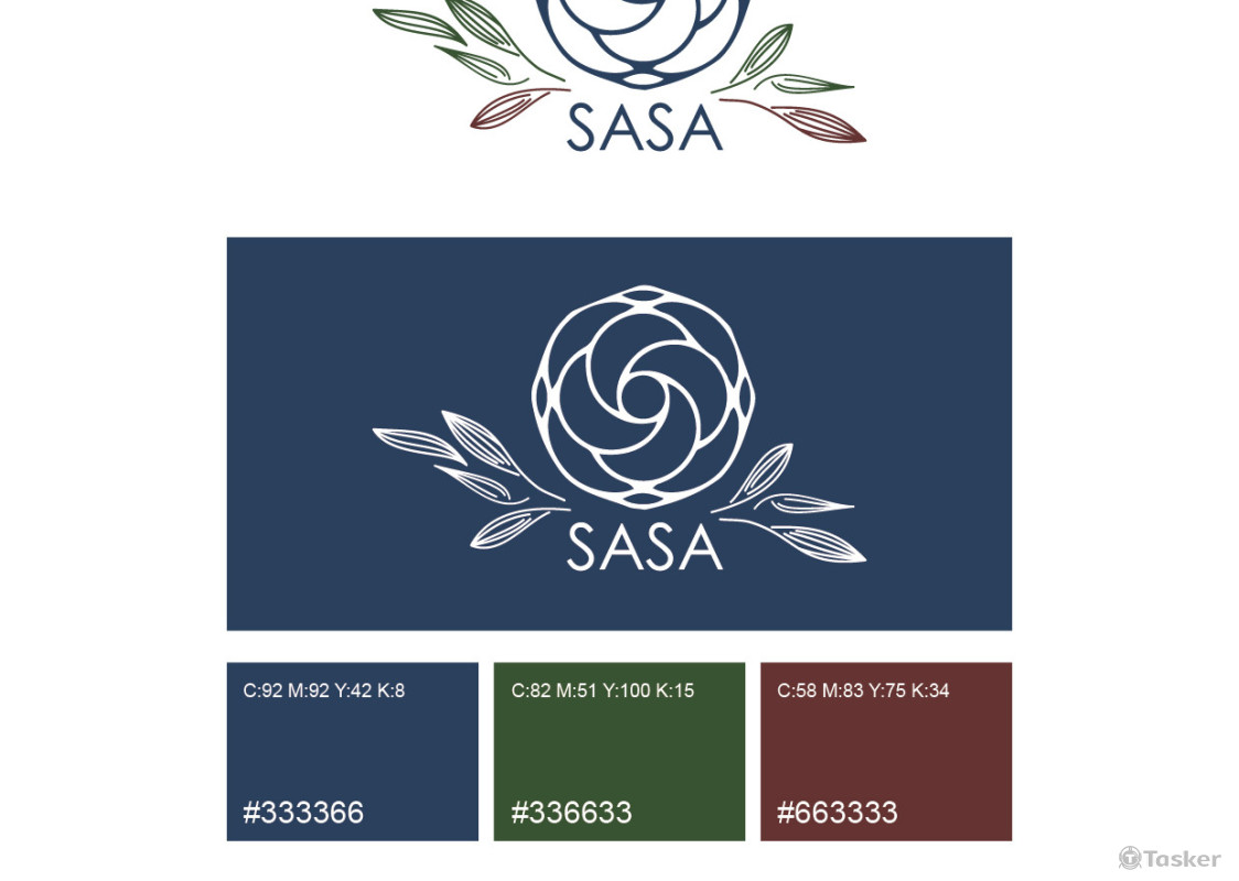 莎莎個人工作室LOGO