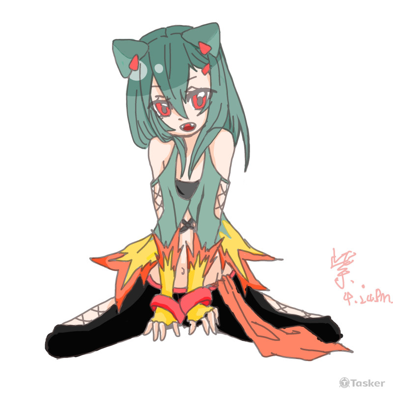 寶可夢─火炎鼠擬人化