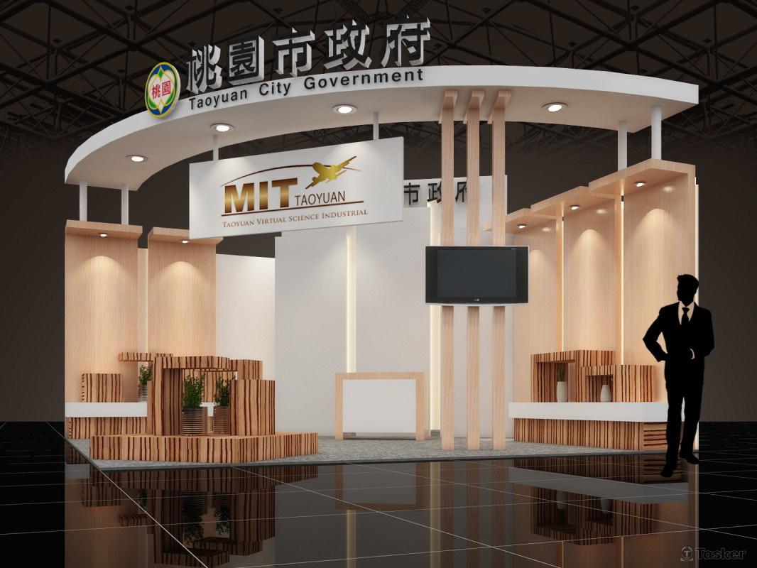 展場、展覽空間渲染