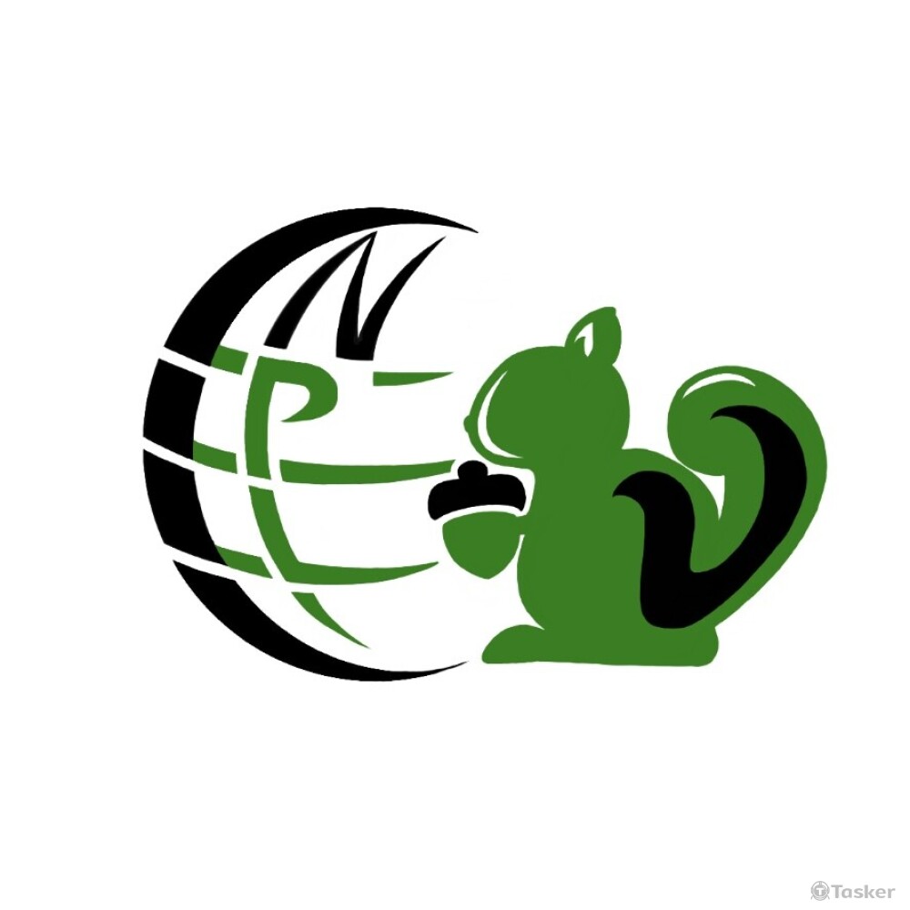 結合NPL、NCU、松鼠、地球，以簡單色彩呈現業主永續精神及個人特色