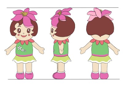 角色造型三視圖