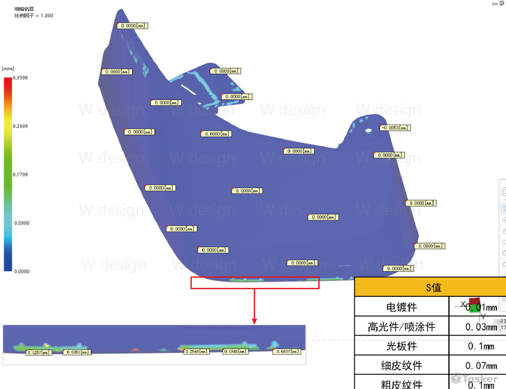 縮痕計算