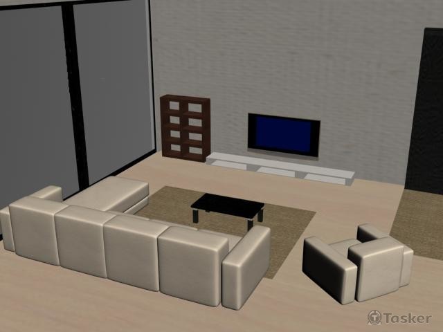 3Ds max 客廳