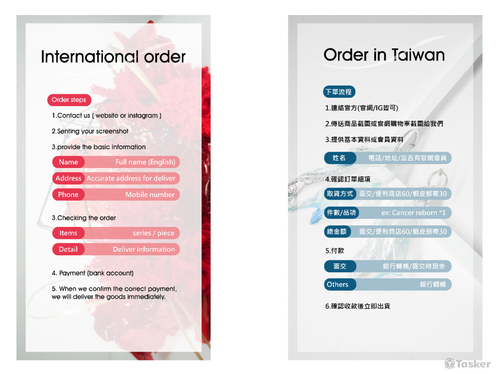 IG story- 訂購方式