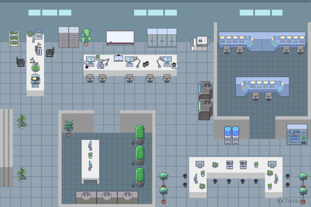 臺大創新設計學院＿110-2DDay＿GatherTown場景提案＿實驗室