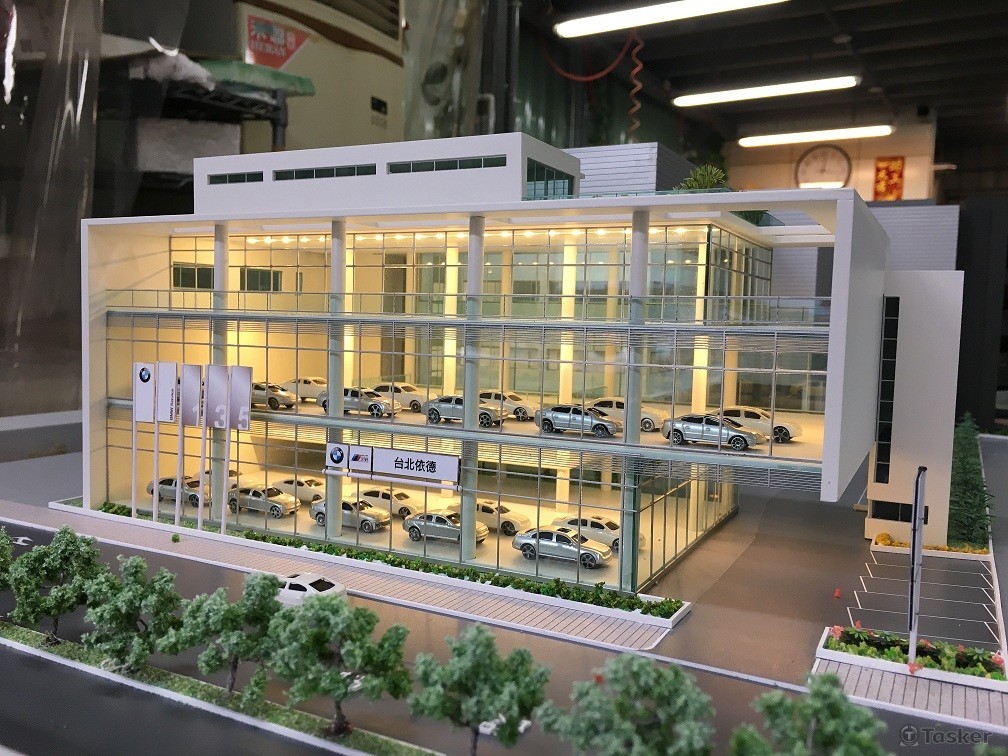 BMW展場模型1/150