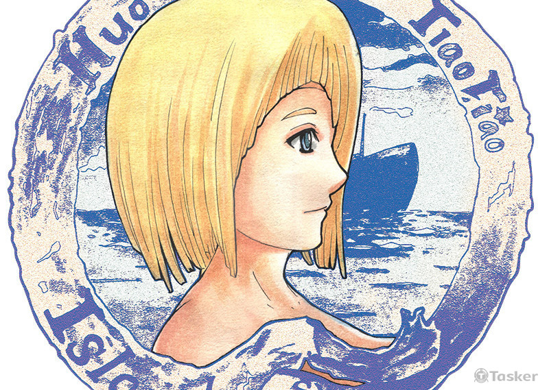 [水彩]海島幻想徽章設計