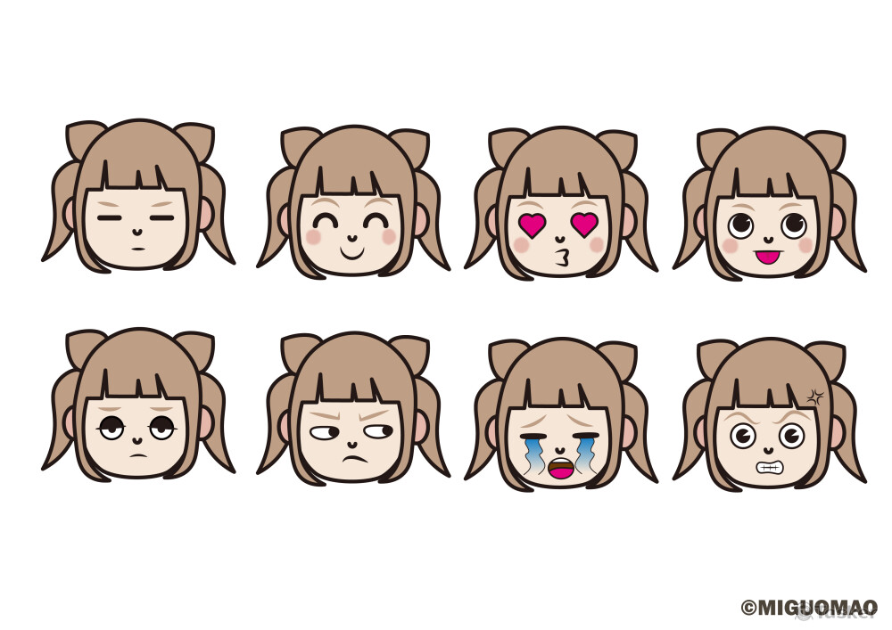 Q版表情貼設計