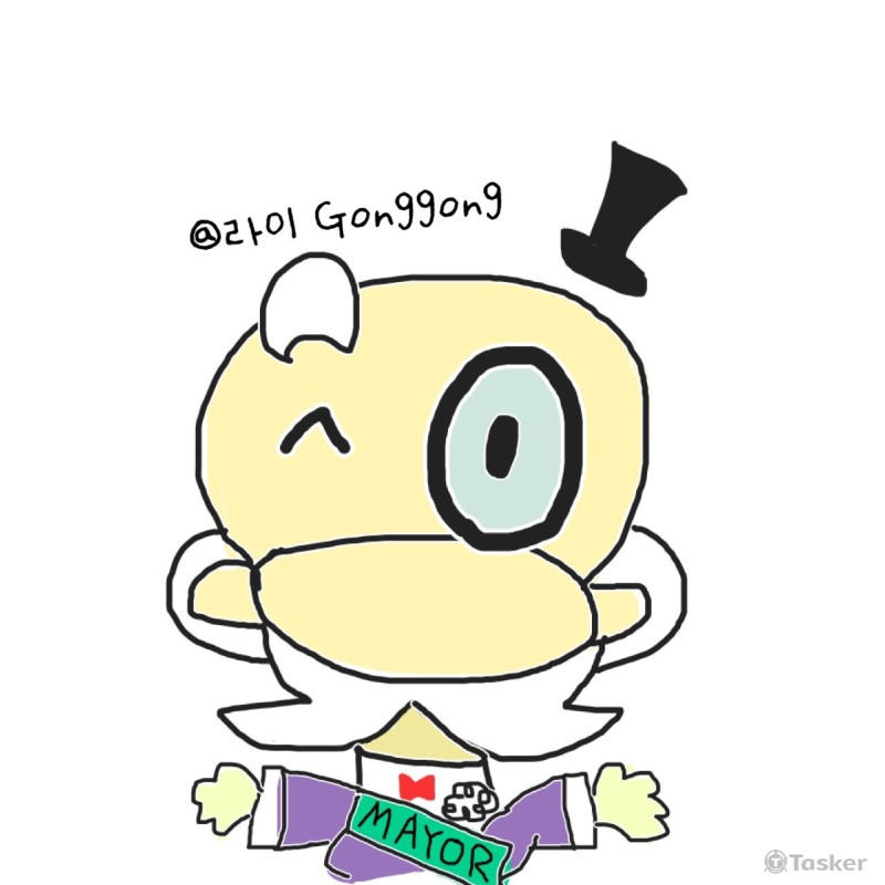 飛天小女警市長手繪