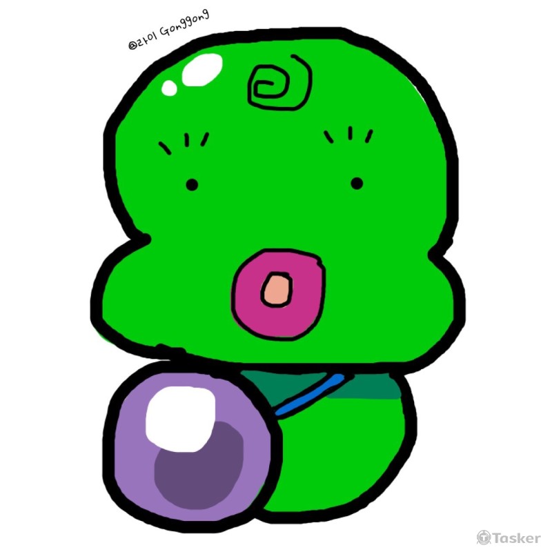 小魔女doremi魔女青蛙手繪