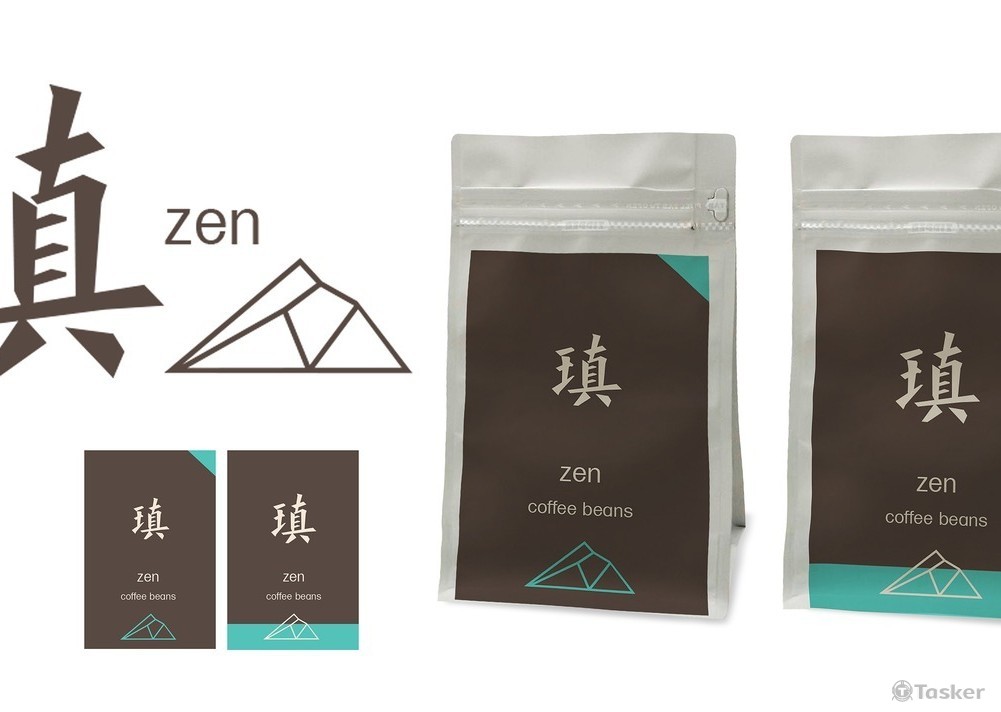 瑱咖啡 品牌LOGO 包裝設計(競標作品)