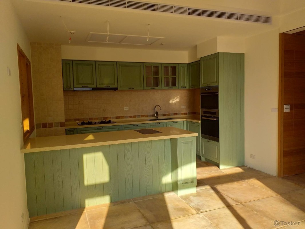 居家清潔-廚房，清潔前後