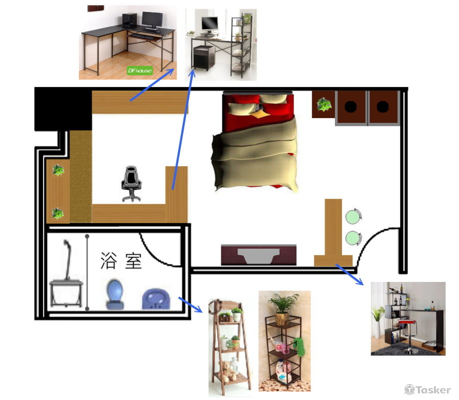 幫客戶13坪房子做規劃