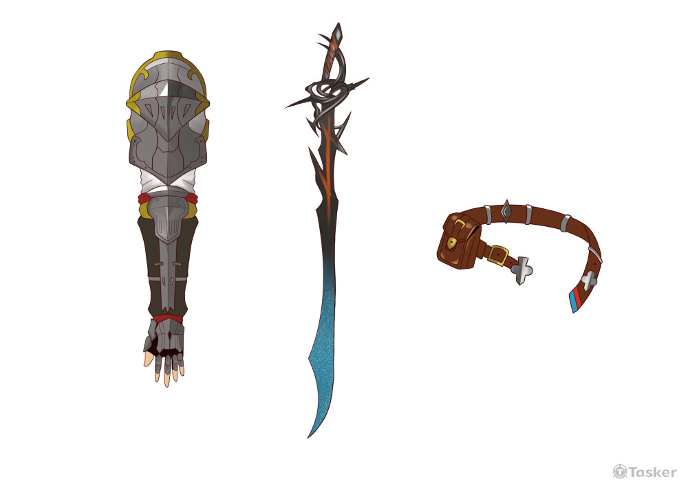 電玩《無夜國度2》武器臨摹