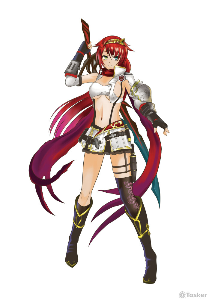 電玩《無夜國度2》角色臨摹