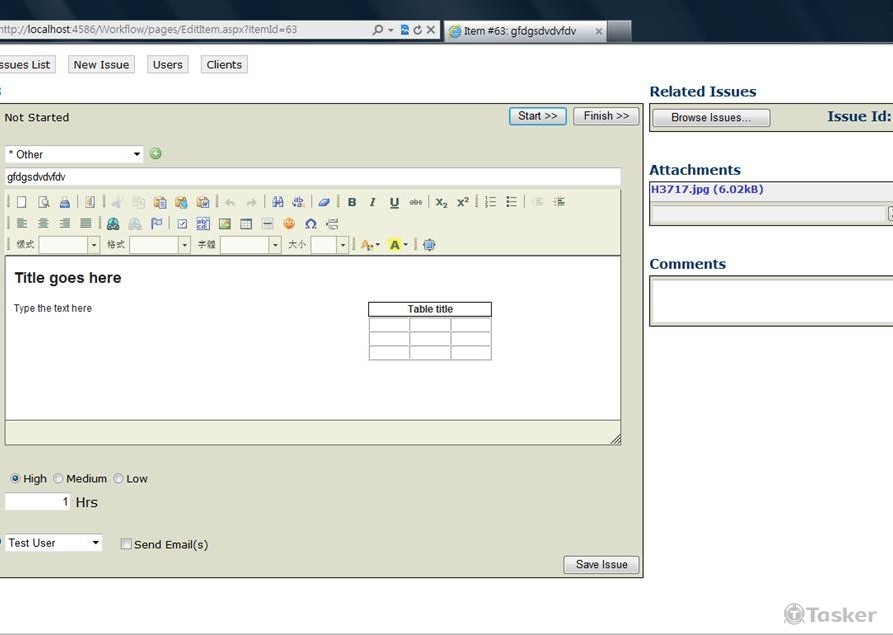 問題追踪網站系統
