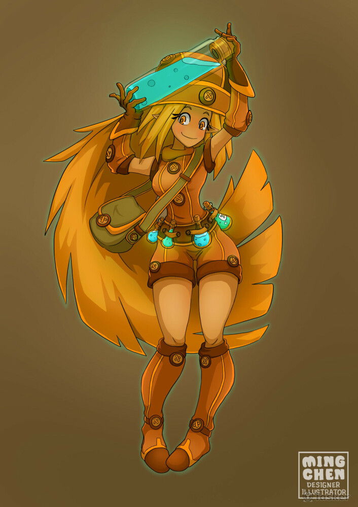 角色設計_藥水商人