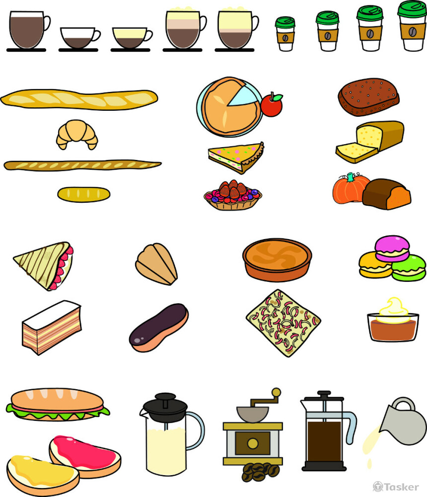 法文學習書插畫