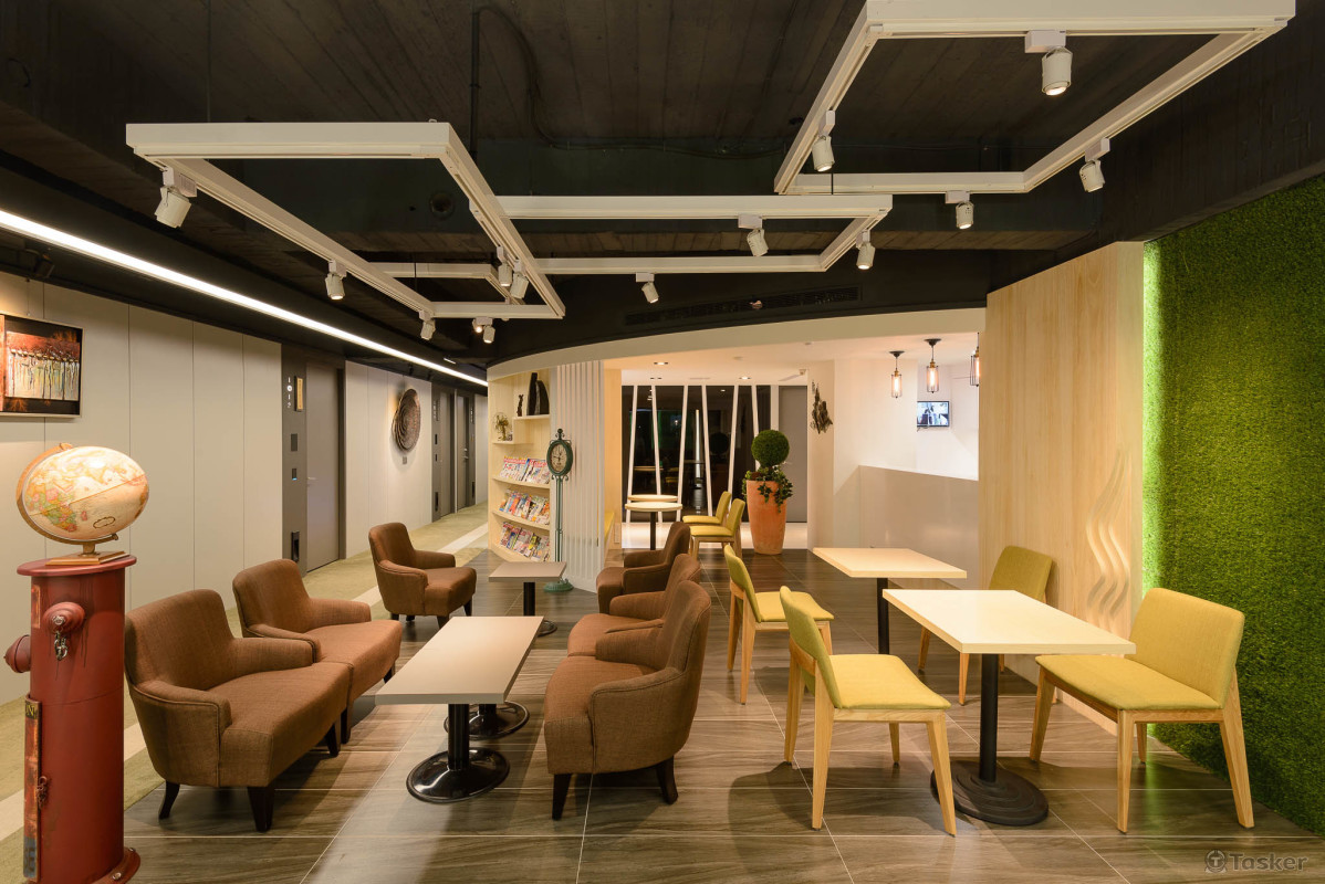 高雄連鎖國際商務中心室內空間與外觀攝影