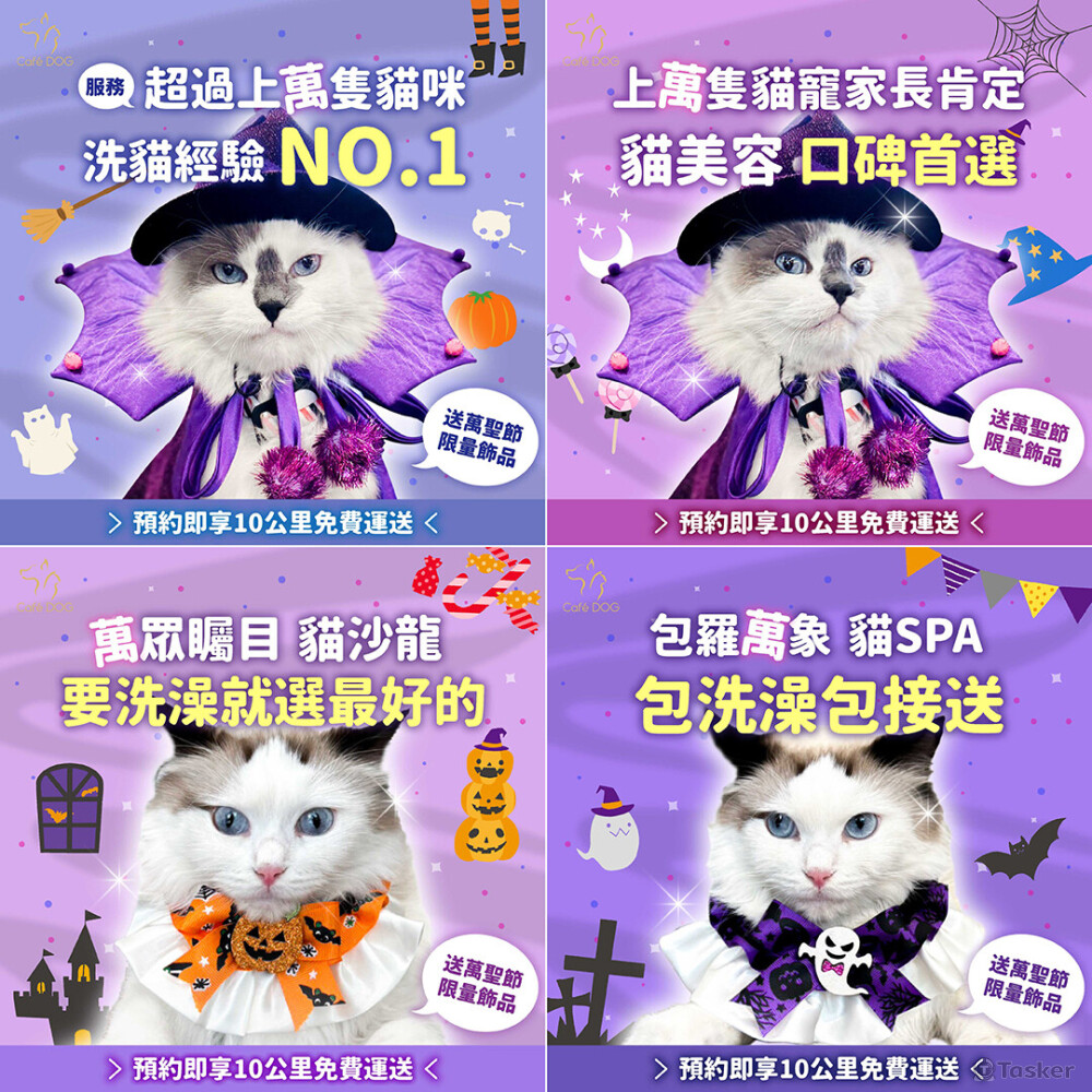 cafe dog寵物沙龍社群圖設計