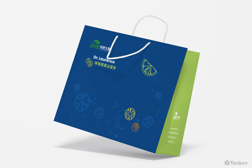 包裝設計 | 桓康生醫紙袋C