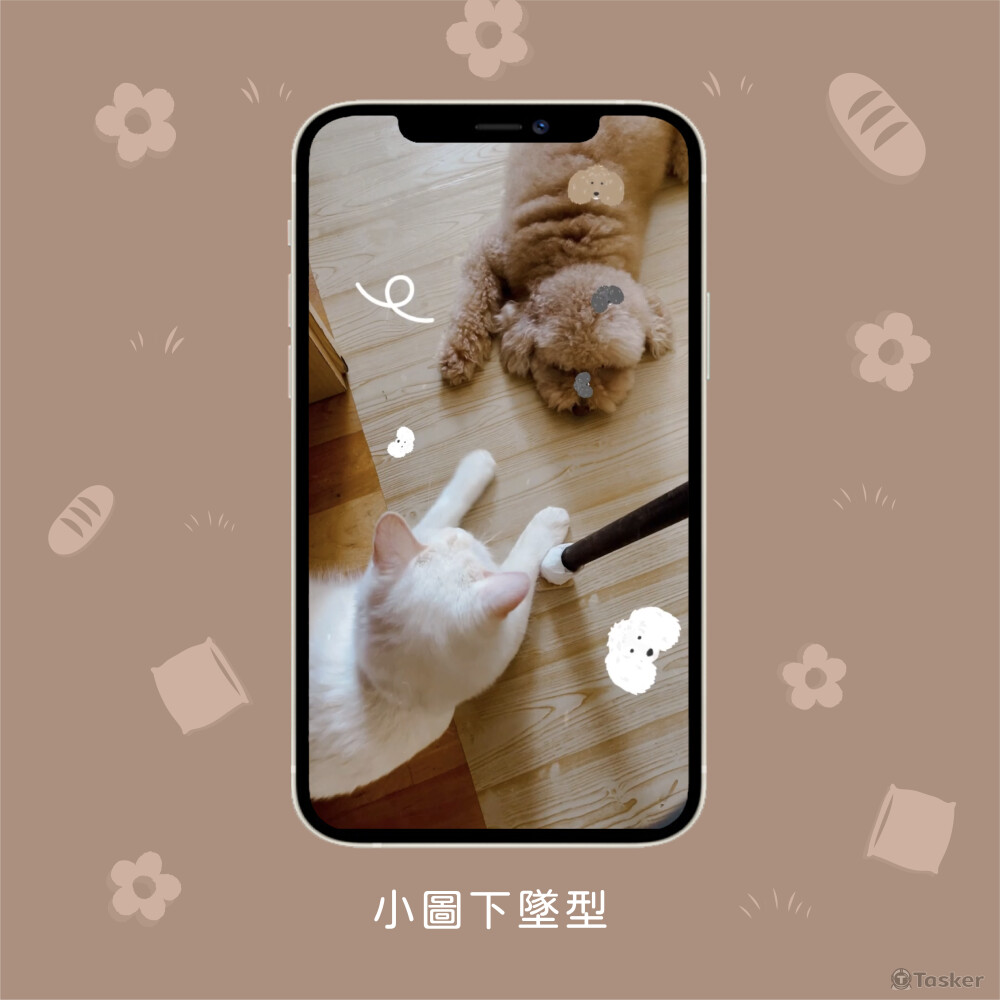 動態相框－小圖下墜