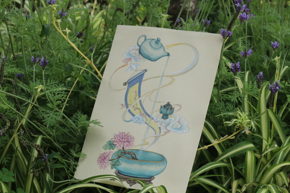 古風插畫宋代四藝2023年