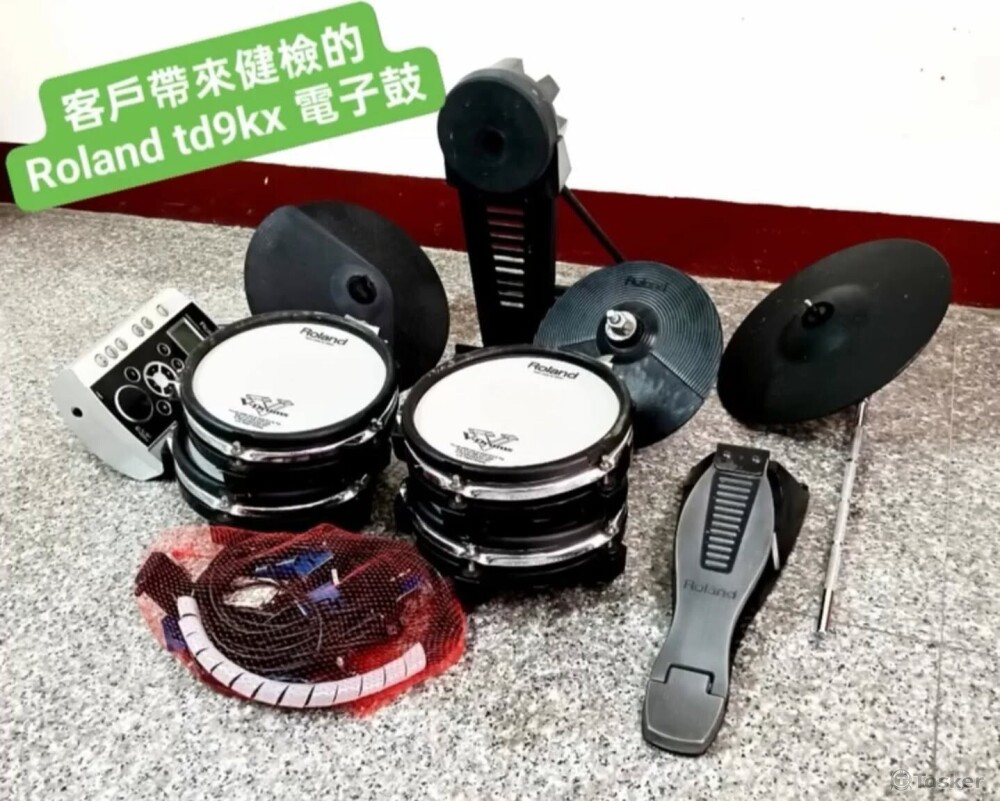 客戶帶來健檢的Roland TD9KX電子鼓