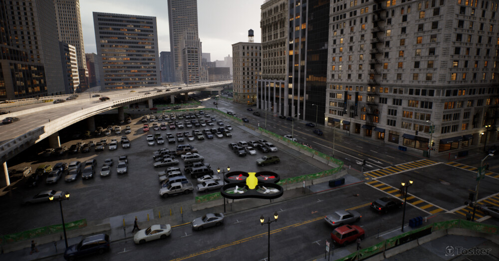 適合遊戲模擬 類似開放城市互動遊戲 完整碰撞與行人交通工具系統