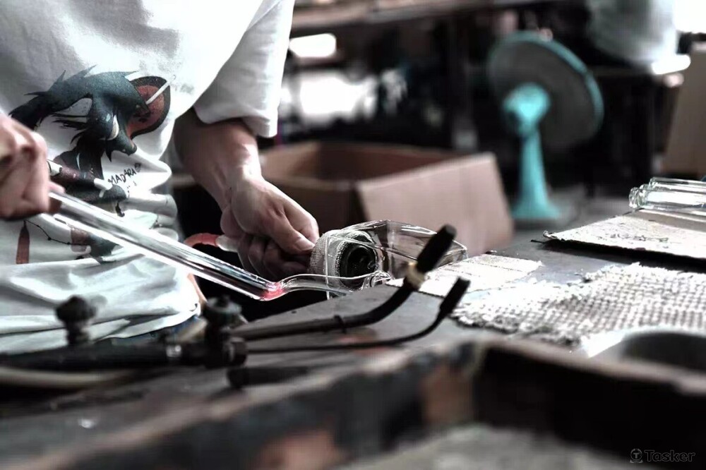 耐熱玻璃產品：工廠拍攝製作過程