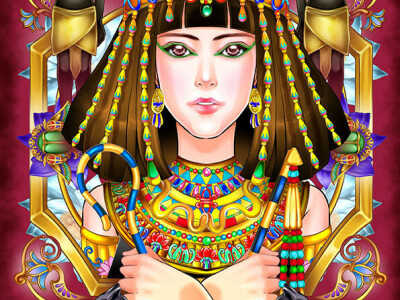埃及女神插畫設計
