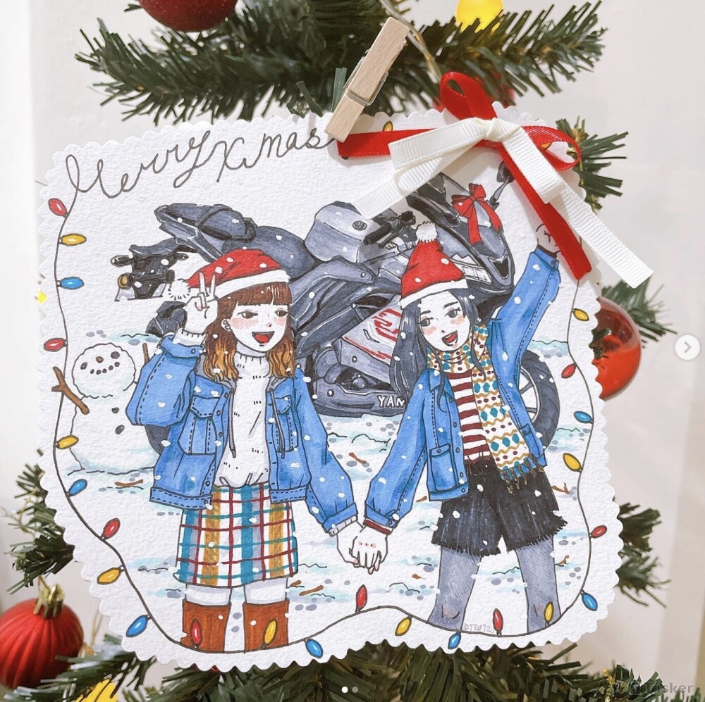 聖誕節送禮推薦（買不起禮物就用畫的）