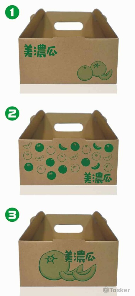 美濃瓜 紙箱設計