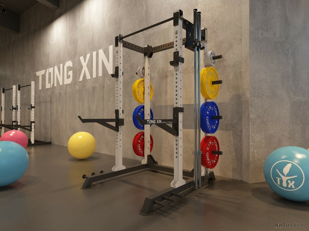 深蹲架包含背景設計