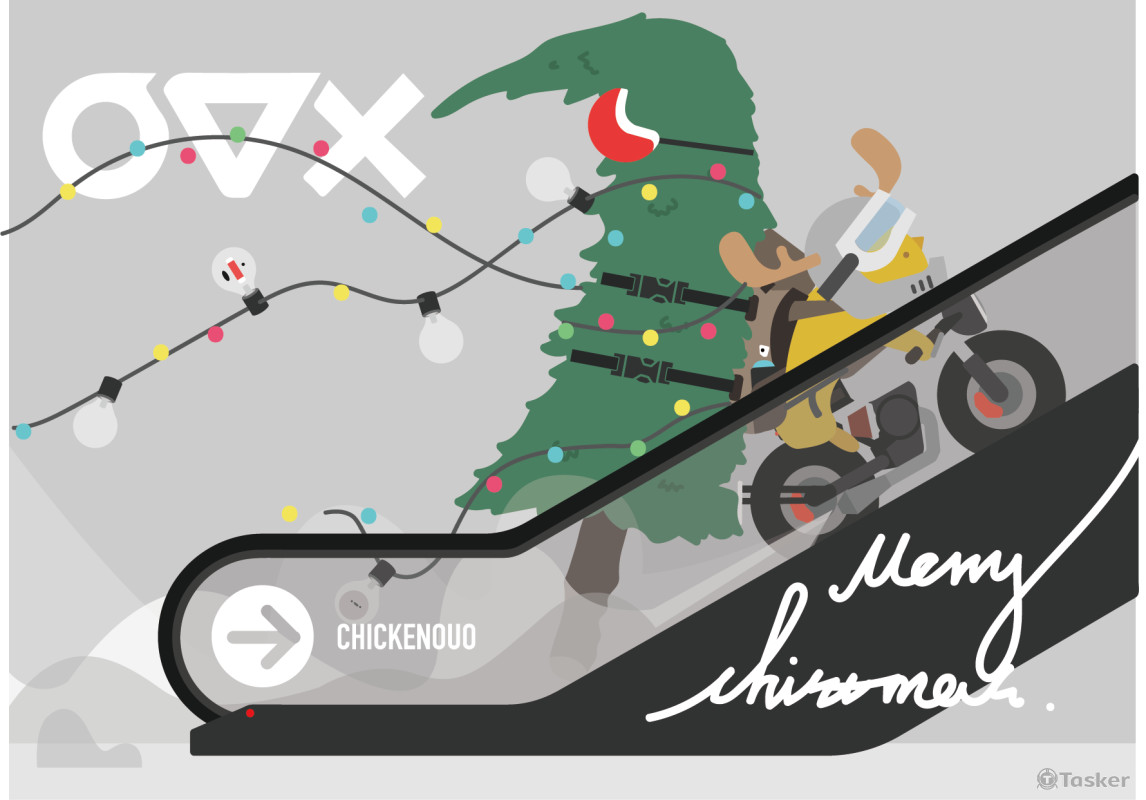 讓我來教你怎麼在大賣場裡搬運聖誕樹！