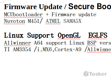 Linux BSP / OpenGL / Secure Boot and Recover