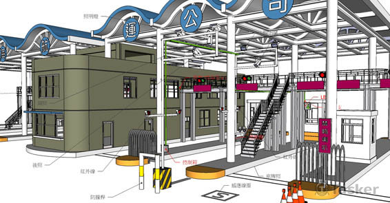 監控通信SketchUp