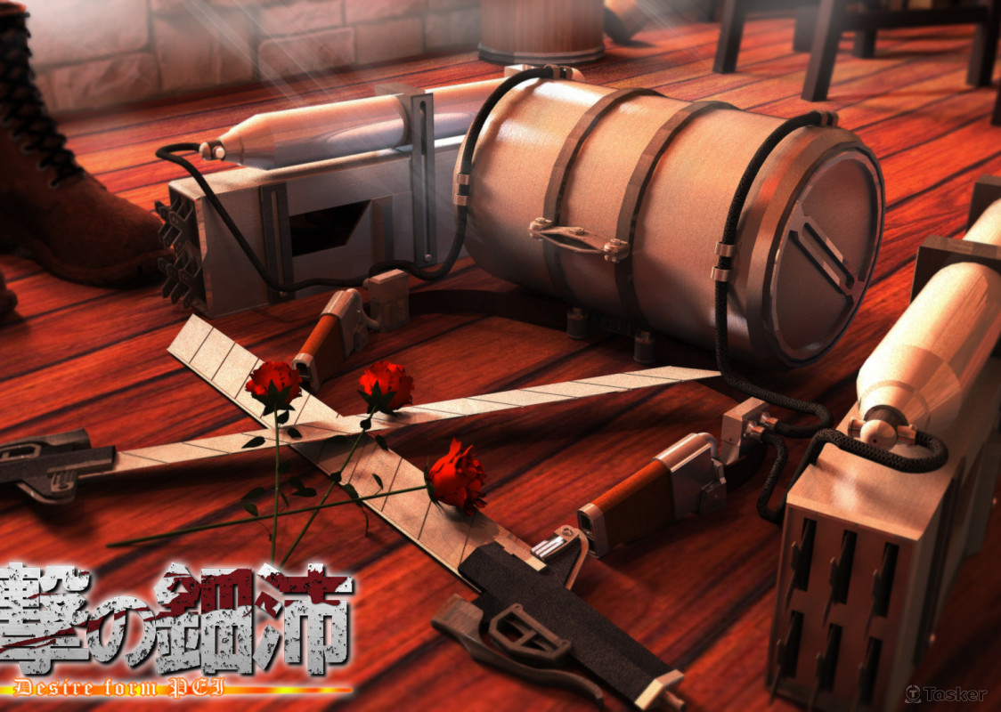 進擊的巨人機動裝置3D化