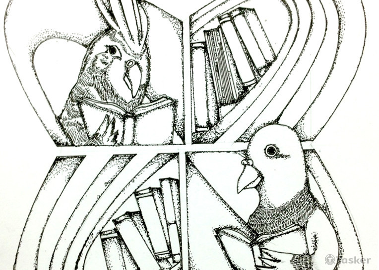 鶯歌高職圖書館ＬＯＧＯ