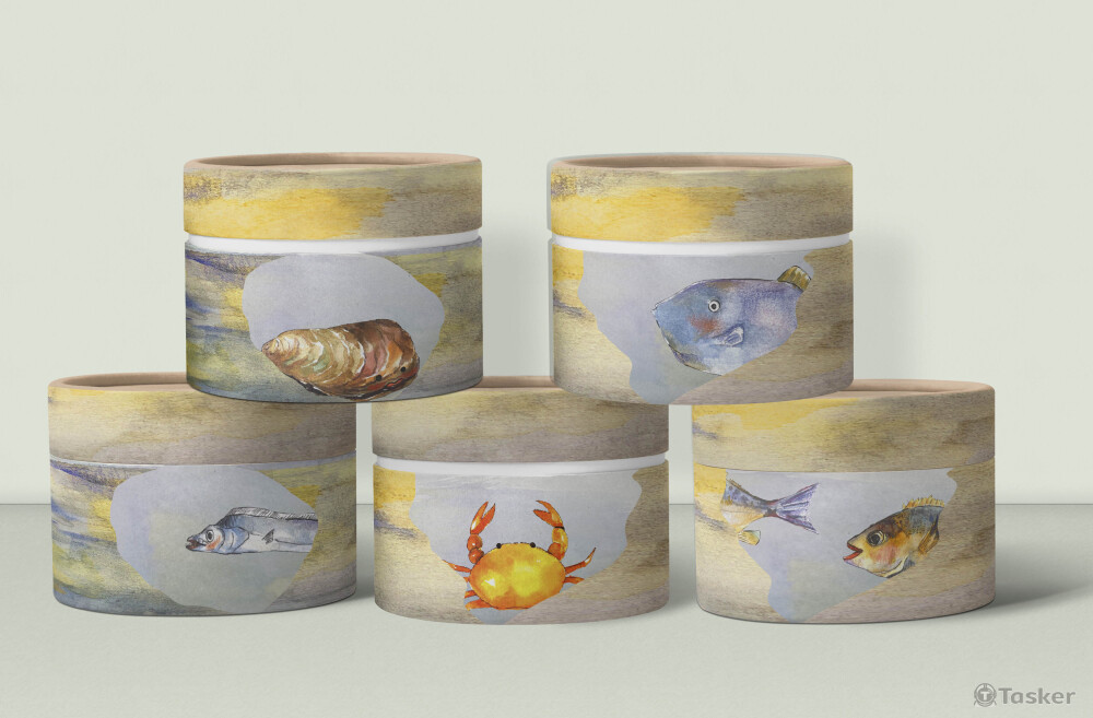 一個一個的便當排列如同石滬