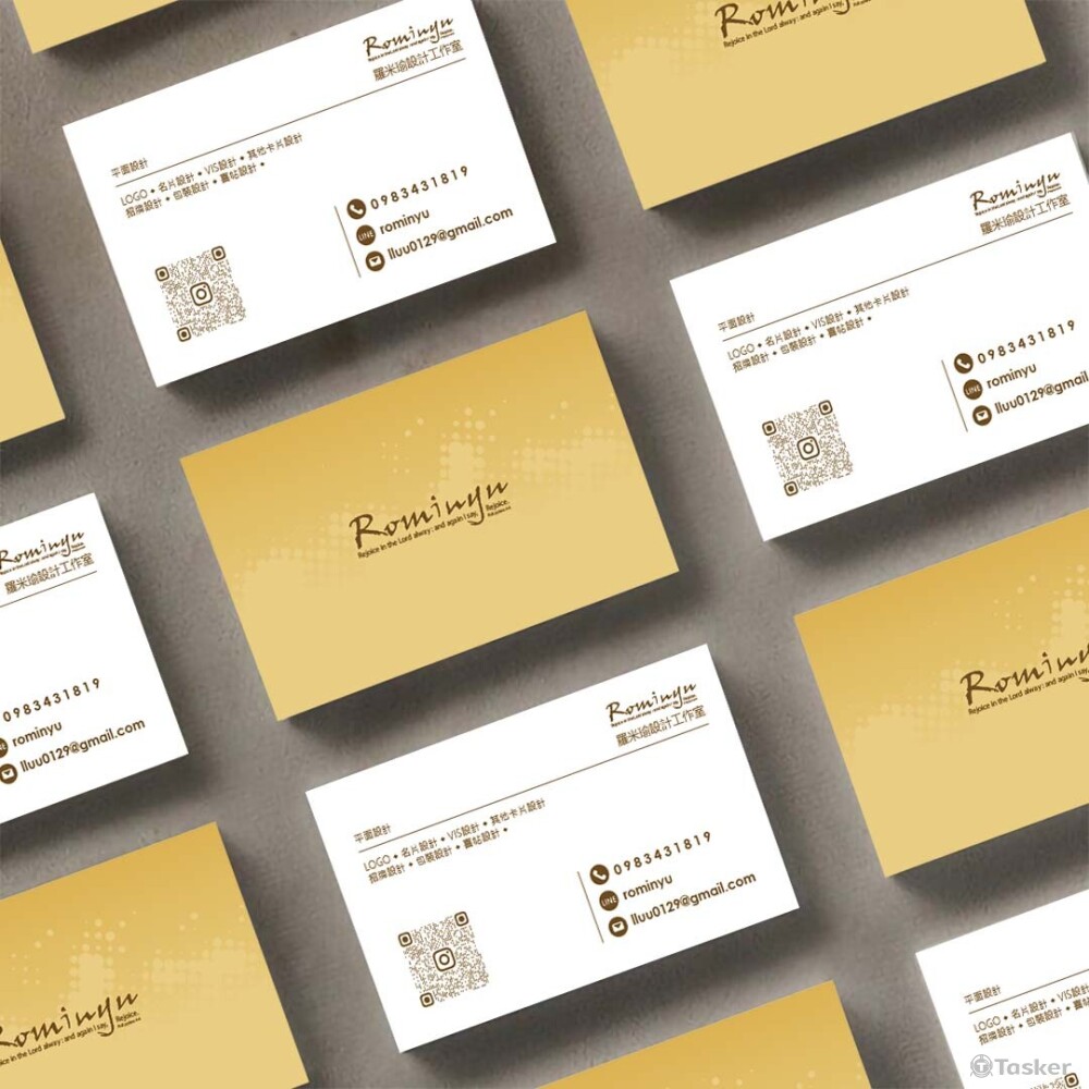 90x52mm標準格式之名片設計