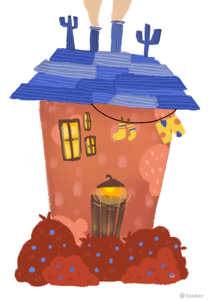 插畫 -  熊熊的家 