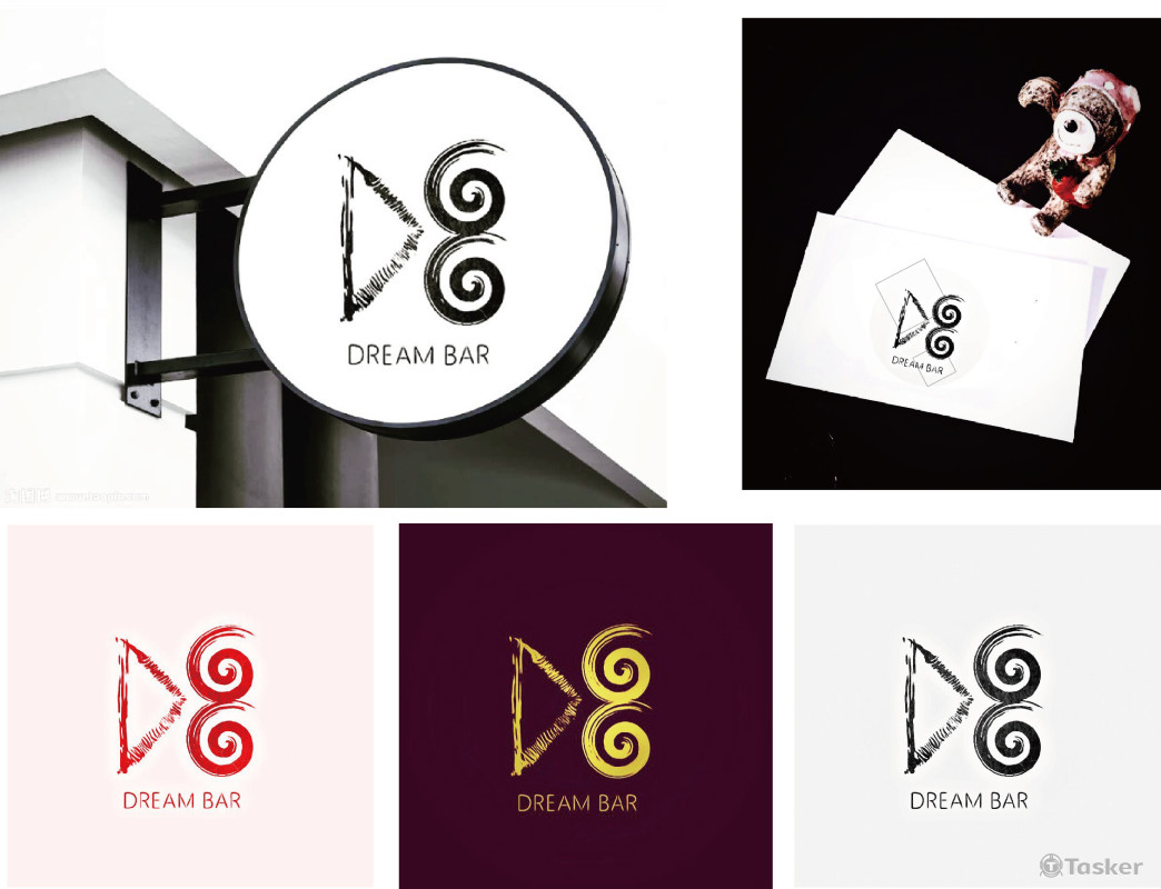Dream Bar logo 競標設計