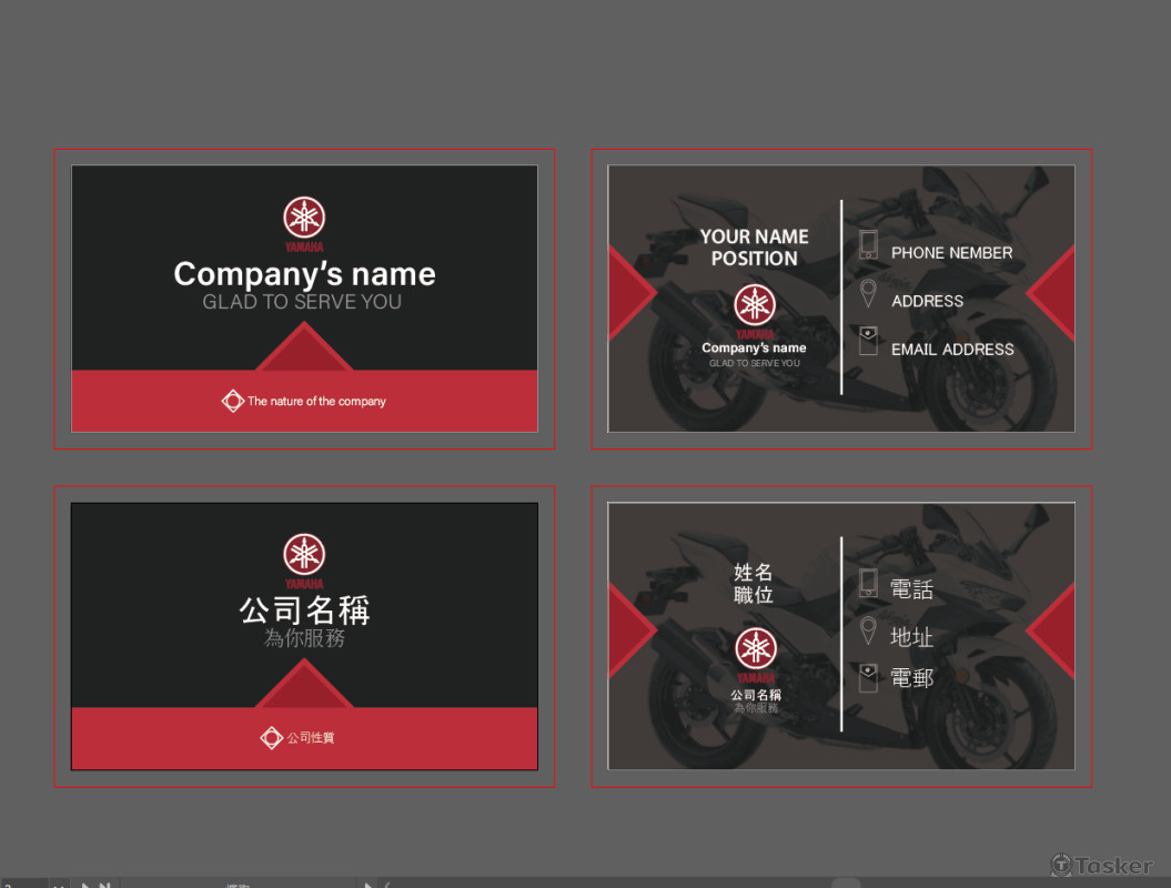 sample(business card名片)
