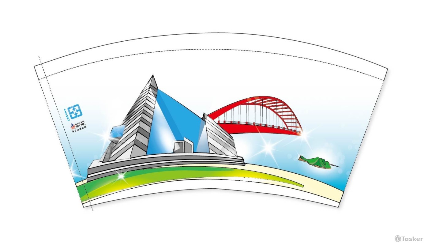 蘭陽風光-杯身插圖設計(競標作品)